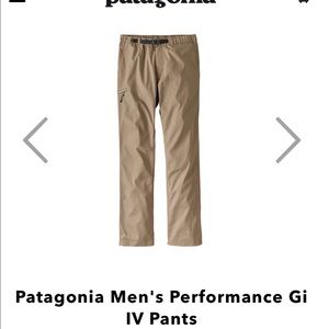Patagonia Men's Performance Gi IV Pants size Large